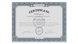 Smith’s Certificate